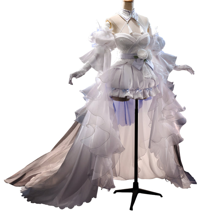 DokiDoki-SR VSINGER Cosplay Luo Tianyi Costume Wedding Dress luotianyi