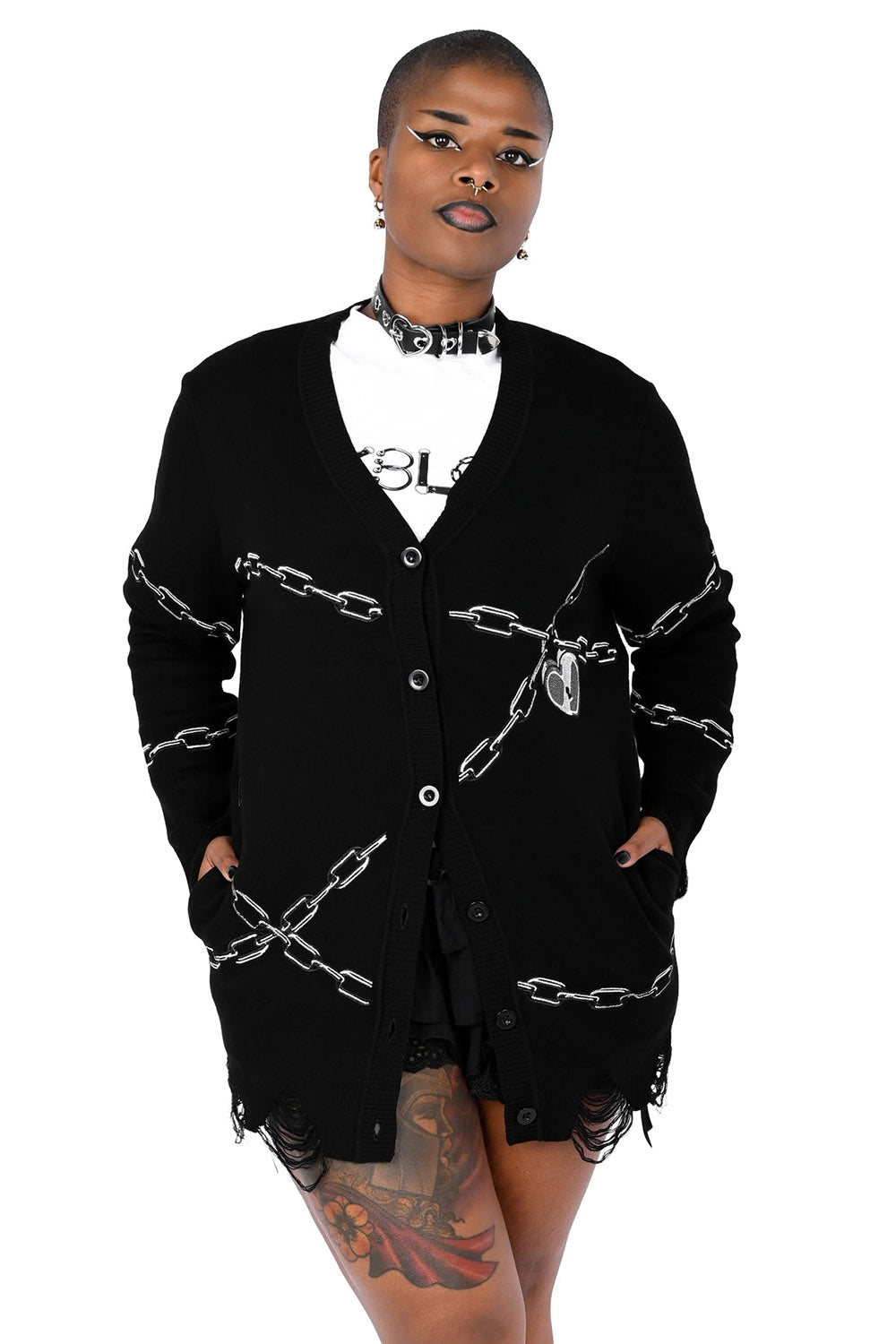 Chained Cardigan