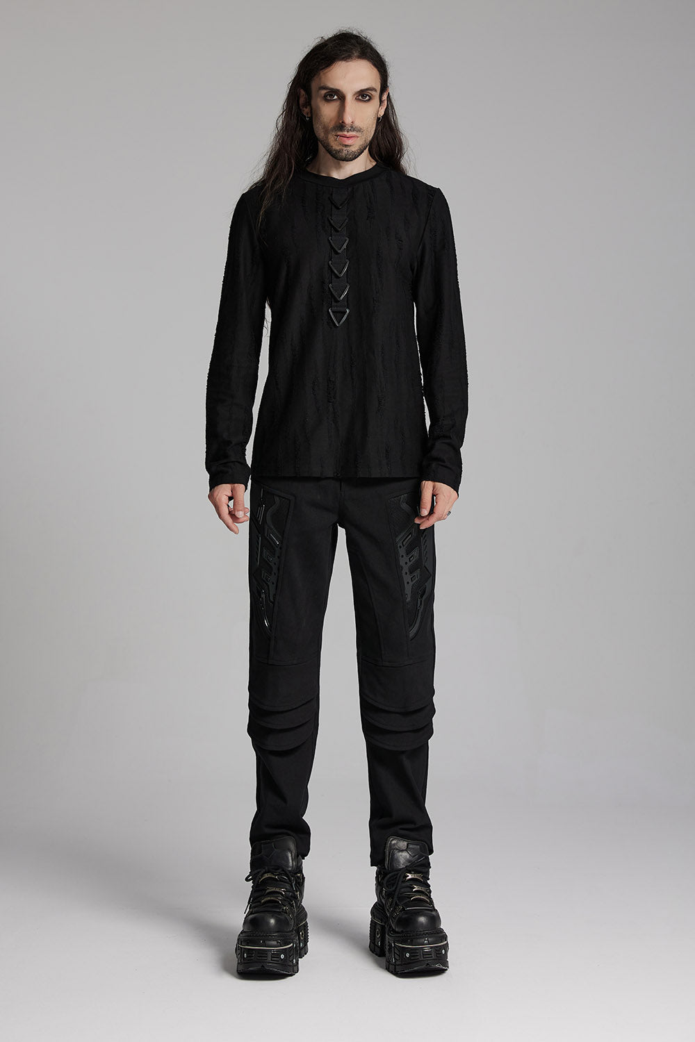 Arachne Shredded Long Sleeve Top