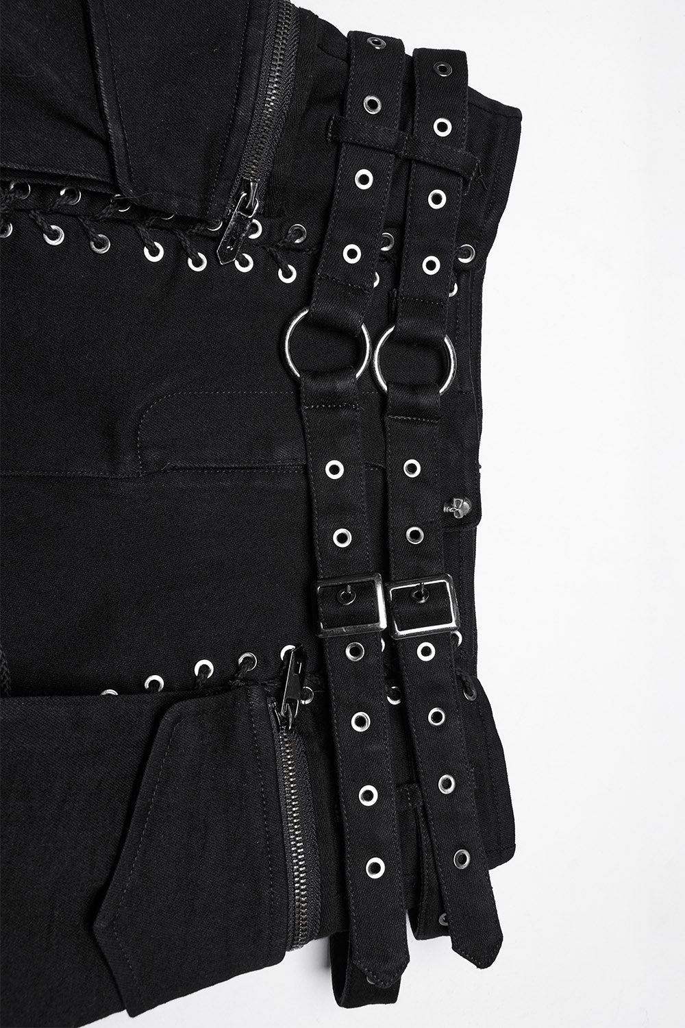 Bløødmetal Lace-Up Shorts with Holster Bag
