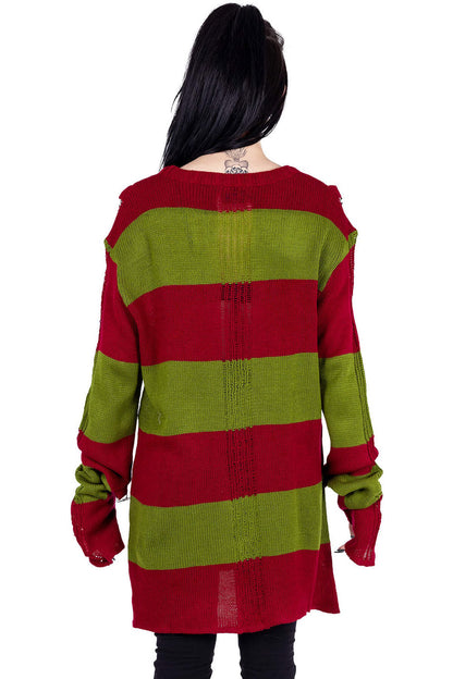 Amalric Jumper Sweater [Red/Green]