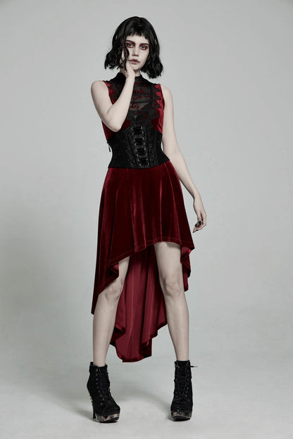Ash Wednesday Velvet Corset [BLACK]