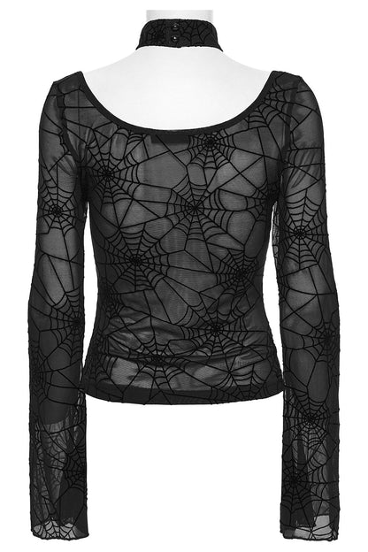 Black Widow Mesh Top