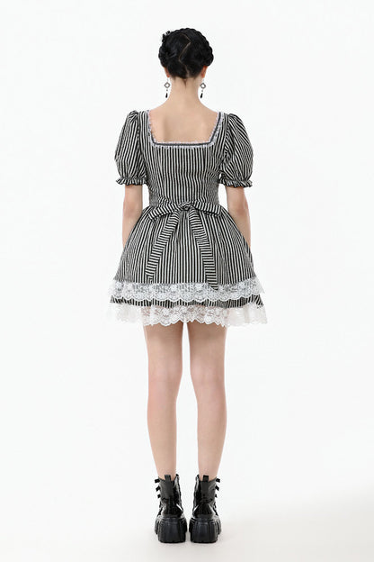 Curious & Curiouser Puff Sleeve Dress