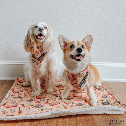 Dog Bandana - Friends™ (Yellow)