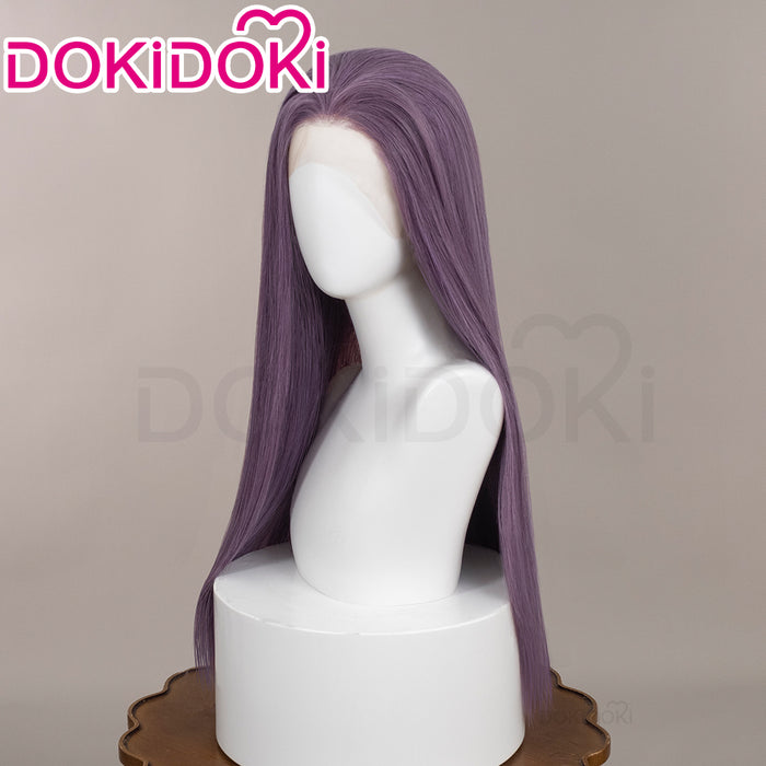 【Front Lace】DokiDoki Game Love And Deepspace Cosplay Main Character Wig Long Straight Purple Hair Women