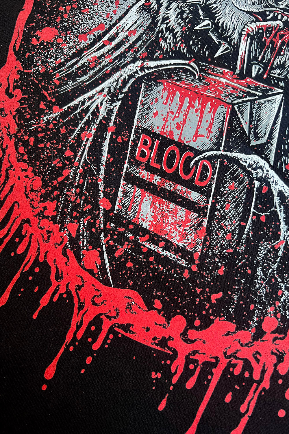 Bat Blood Snack Time T-shirt