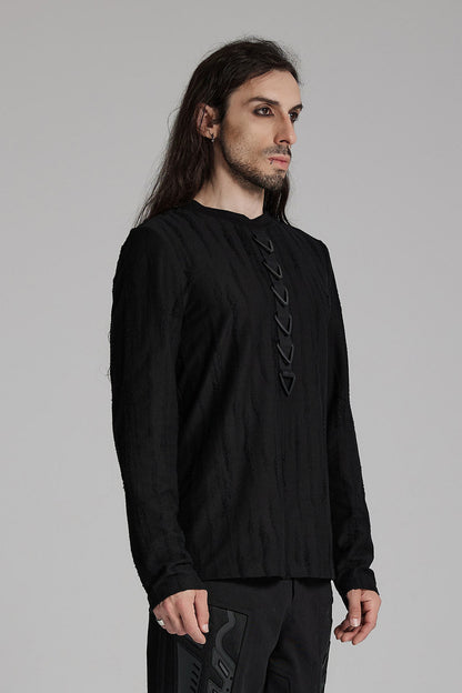 Arachne Shredded Long Sleeve Top