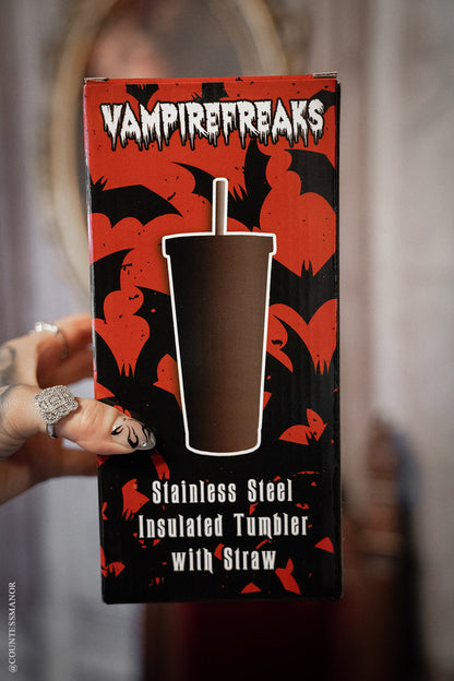 Cthulhu Cold Brew Tumbler with Straw