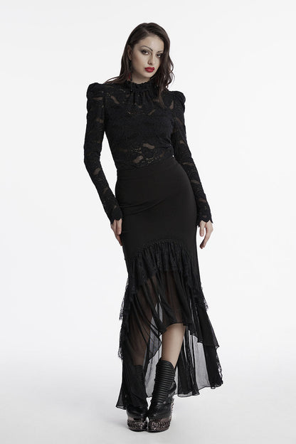 Cathedral Arches Layered Lace Skirt