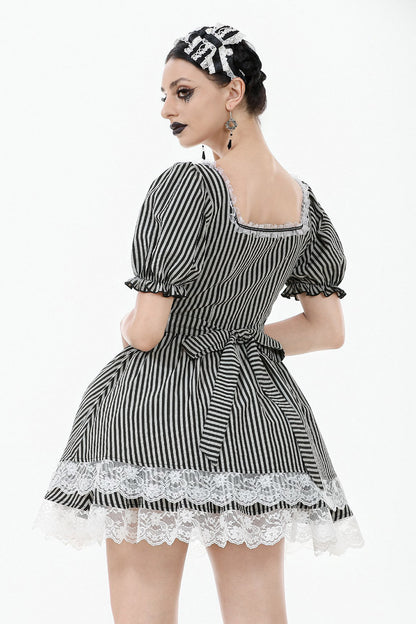 Curious & Curiouser Puff Sleeve Dress