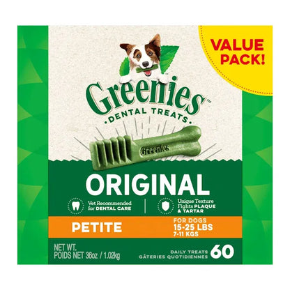 Greenies - Original Dental Dog Treats Petite 7 - 11kg