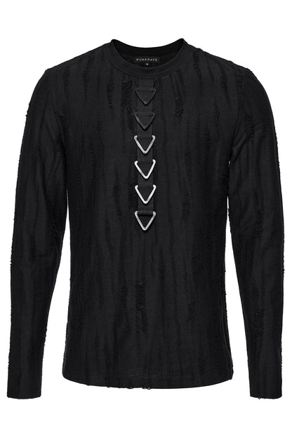 Arachne Shredded Long Sleeve Top