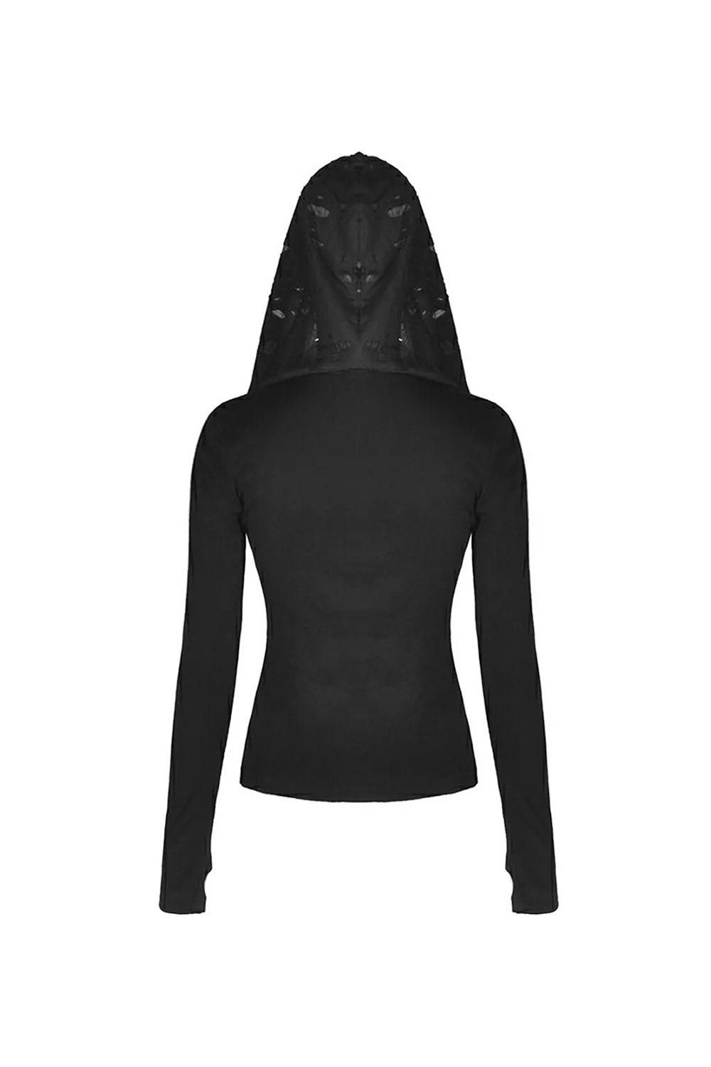 Catacombs Cut-Out Hooded Top
