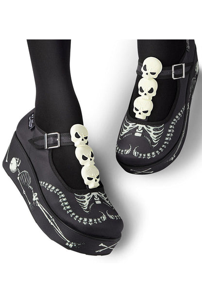 Chocolaticas® Skeletons Under Your Bed Women's Mary Jane Pump