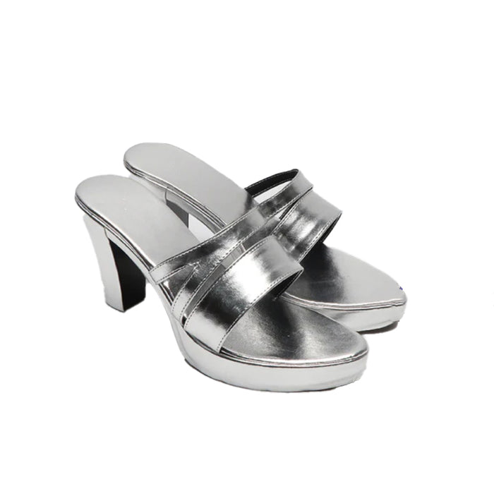 【In Stock】DokiDoki Anime Cosplay  Shoes Silver Slippers
