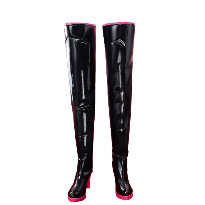 【In Stock】DokiDoki Anime Hell Hotel Cosplay Angell Shoes Black Boots