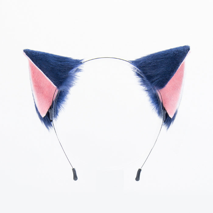 【In Stock】DokiDoki Anime Shugo Chara Cosplay Tsukiyomi Ikuto Prop Ears Tail Blue