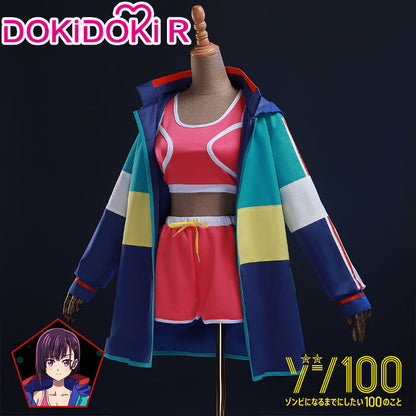 【In Stock】DokiDoki Anime Zom 100: Bucket List of the Dead Cosplay Shizuka Mikazuki Costume