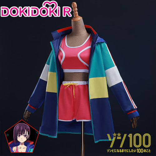 【In Stock】DokiDoki Anime Zom 100: Bucket List of the Dead Cosplay Shizuka Mikazuki Costume