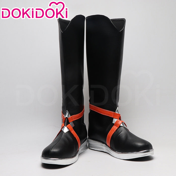 【In Stock】DokiDoki Game Cosplay Shoes Black Boots