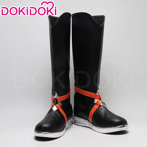 【In Stock】DokiDoki Game Cosplay Shoes Black Boots