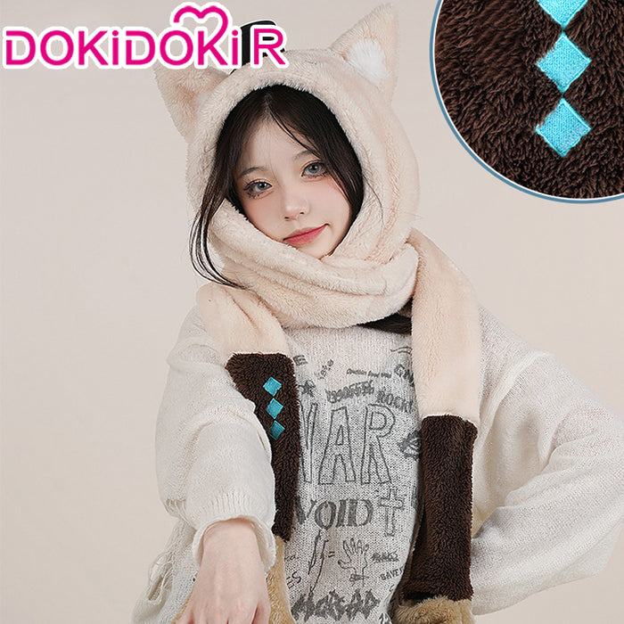 【In Stock】DokiDoki Game Genshin Impact Cosplay Lyney / Lynette Hat Winter Furry Hat Cute
