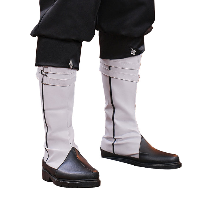 【In Stock】DokiDoki Game Genshin Impact Cosplay Spina di Rosula Butler Melus / Attendant Silver Shoes Navia Fontaine