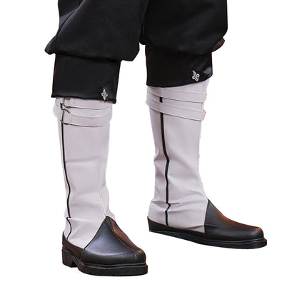 【In Stock】DokiDoki Game Genshin Impact Cosplay Spina di Rosula Butler Melus / Attendant Silver Shoes Navia Fontaine