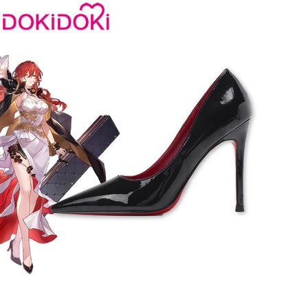 【In Stock】DokiDoki Game Honkai: Star Rail Cosplay Himeko Shoes