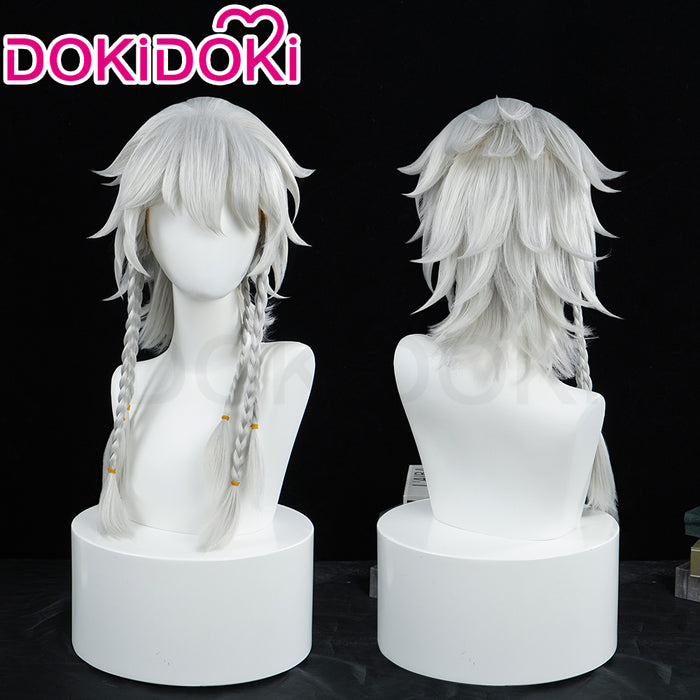 【In Stock】DokiDoki Game Identity V Cosplay Ithaqua Night Watch Wig Long White Hair idv