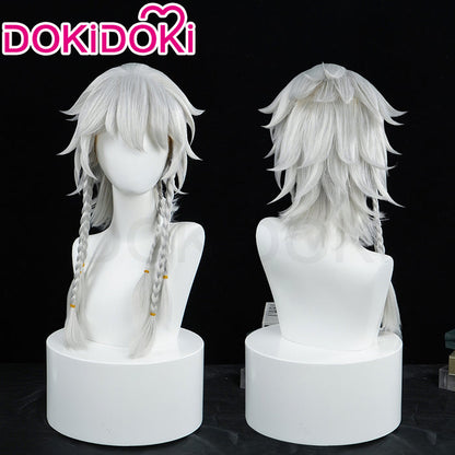 【In Stock】DokiDoki Game Identity V Cosplay Ithaqua Night Watch Wig Long White Hair idv
