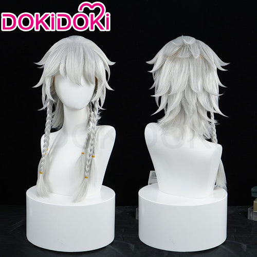 【In Stock】DokiDoki Game Identity V Cosplay Ithaqua Night Watch Wig Long White Hair idv