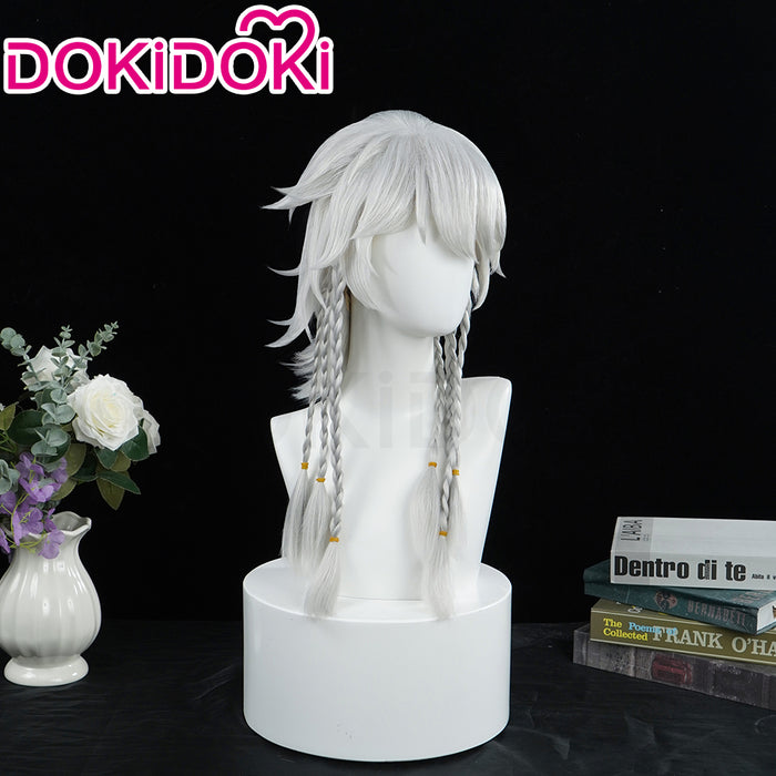 【In Stock】DokiDoki Game Identity V Cosplay Ithaqua Night Watch Wig Long White Hair idv