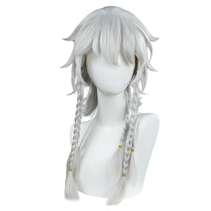 【In Stock】DokiDoki Game Identity V Cosplay Ithaqua Night Watch Wig Long White Hair idv