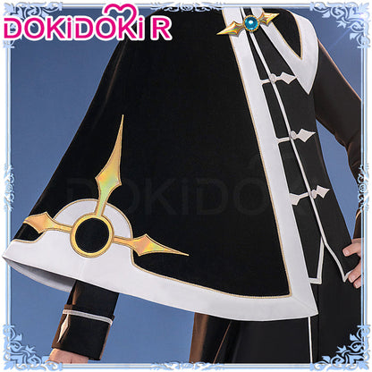 【In Stock】DokiDoki-R Anime Card Captor Sakura Cosplay Syaoran Li Costume Black And White Suit
