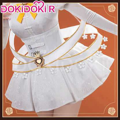 【In Stock】DokiDoki-R Anime Cosplay Holy Mamii Costume Women White Dress