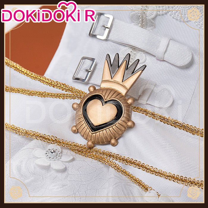 【In Stock】DokiDoki-R Anime Cosplay Holy Mamii Costume Women White Dress