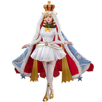 【In Stock】DokiDoki-R Anime Cosplay Holy Mamii Costume Women White Dress