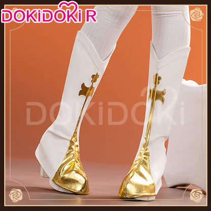 【In Stock】DokiDoki-R Anime Cosplay Holy Mamii Costume Women White Dress