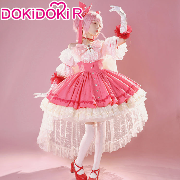 【IN STOCK】DokiDoki-R Anime Cosplay Walpurgisnacht Rising Costume Pink Dress
