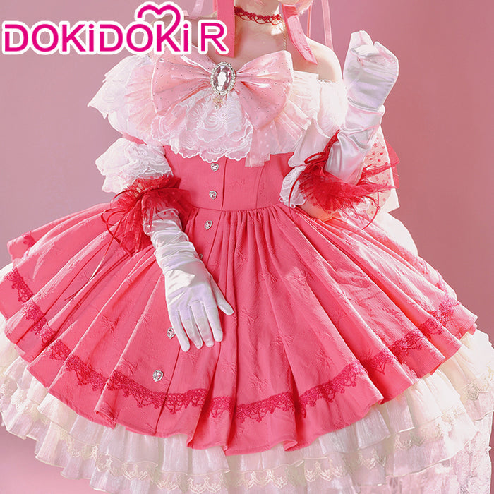 【IN STOCK】DokiDoki-R Anime Cosplay Walpurgisnacht Rising Costume Pink Dress