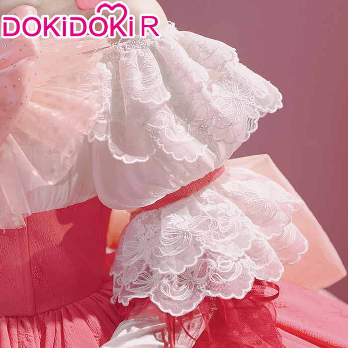 【IN STOCK】DokiDoki-R Anime Cosplay Walpurgisnacht Rising Costume Pink Dress