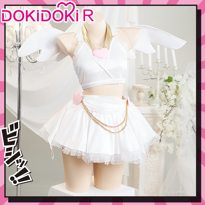 【In Stock】DokiDoki-R Anime Cosplay White Costume