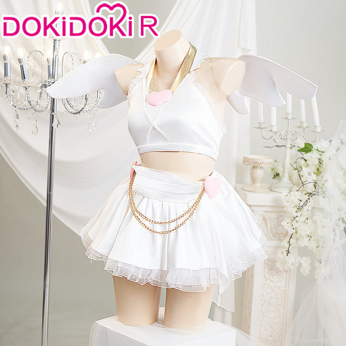 【In Stock】DokiDoki-R Anime Cosplay White Costume