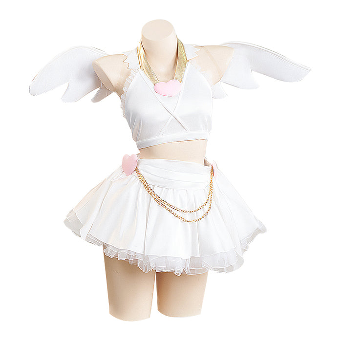 【In Stock】DokiDoki-R Anime Cosplay White Costume