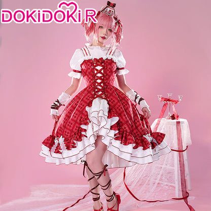 【In Stock】DokiDoki-R Anime Shugo Chara Cosplay Hinamori Amu Costume Dress