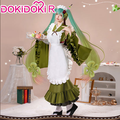 【In Stock】DokiDoki-R Cosplay Matcha Costume Green Dress