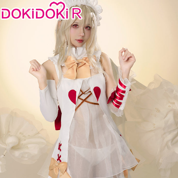 【In Stock】DokiDoki-R Game Fate/Grand Order Cosplay Illyasviel von Einzbern Costume Chocolate Angel FGO