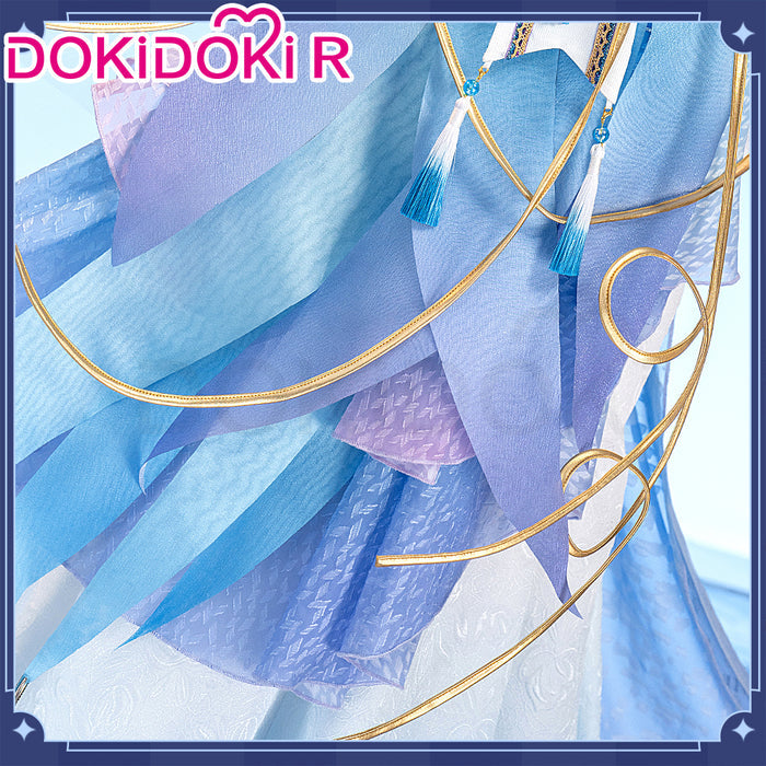 【In Stock】DokiDoki-R Game Genshin Impact Cosplay Furina Costume Tides Doujin Dress Fontaine Focalors